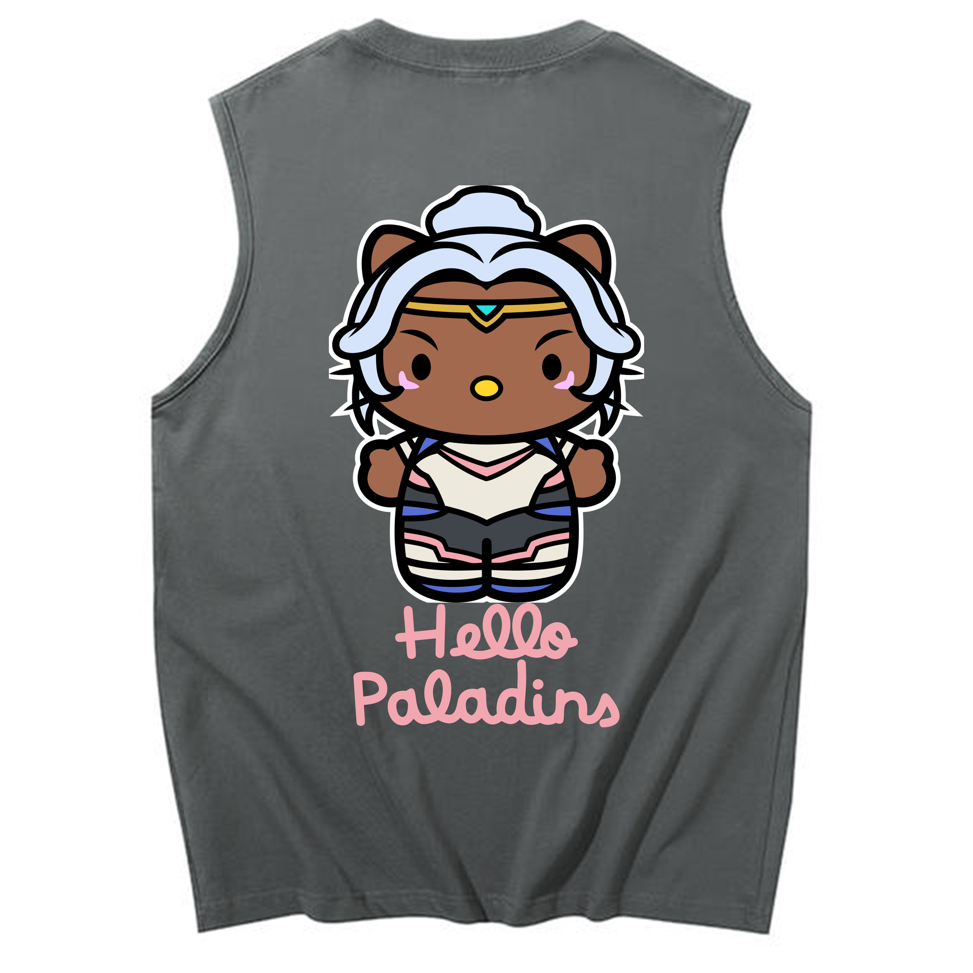 （画像用） Hello Kitty ハローキティ コットン100％タンクトップ（背面プリント）